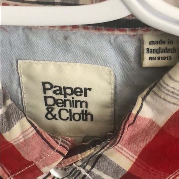 Paper Denim & Cloth Button Up Plaid - Picture 4 of 6